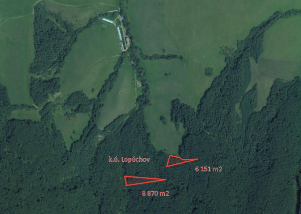 Predaj 1,5021 ha pôdy v osobnom vlastníctve v Lopúchove