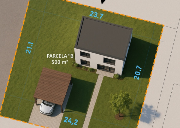 Predaj stavebnej parcely v Nižnej Kamenici
