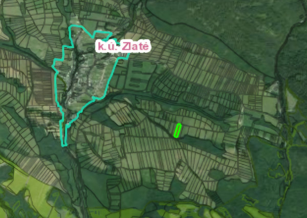 Zlatá investičná príležitosť v k. ú. Zlaté – dve parcely za výbornú cenu!