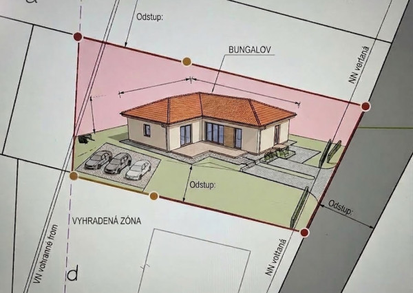 Predaj stavebnej parcely v obci Zlaté, okr. BJ